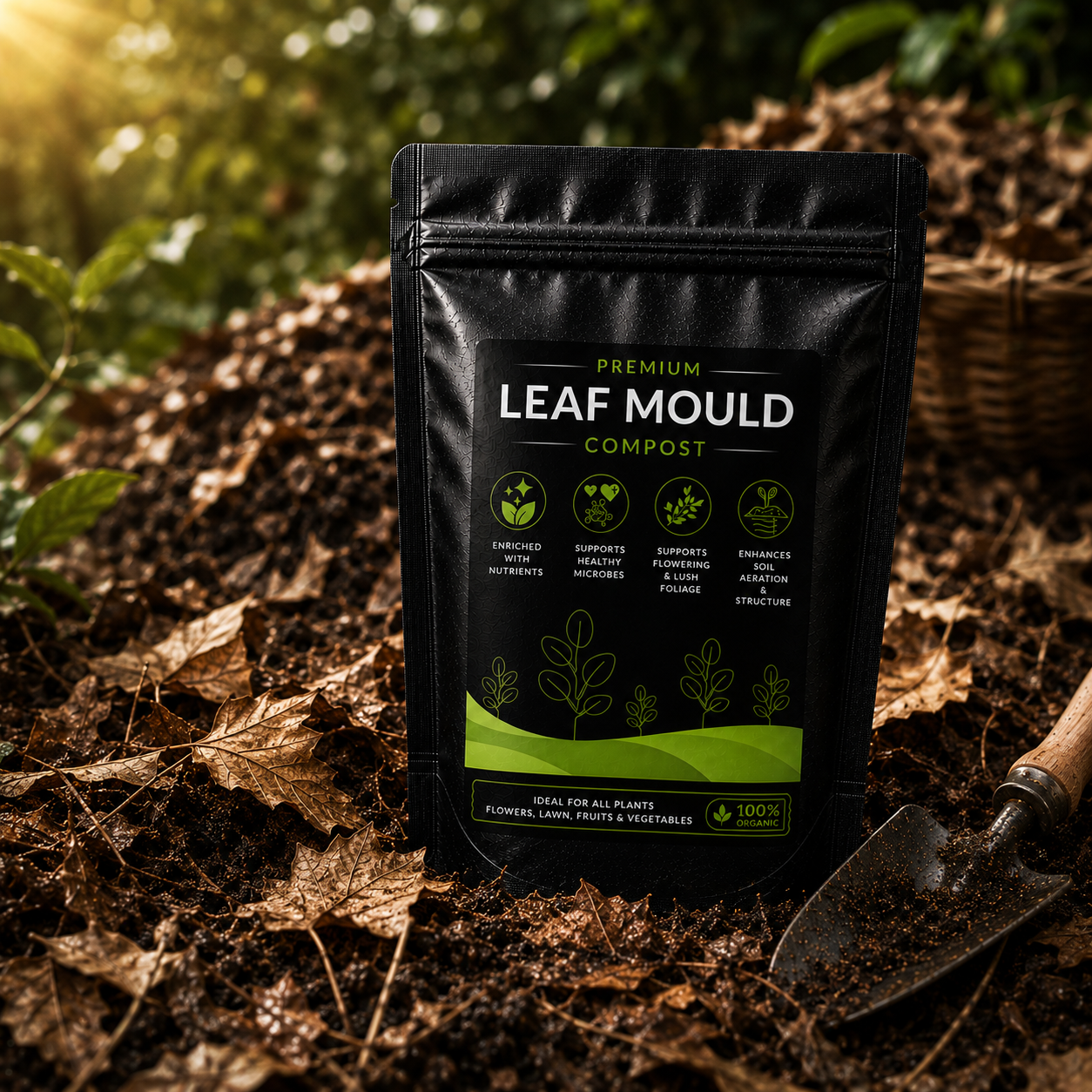 Leaf Mould Compost - For Indoor and Outdoor Plants (500 Grams)