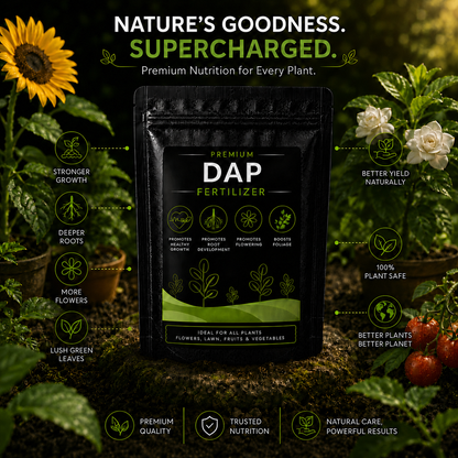 DAP Fertilizer - For Blooming & Fruiting Plants (950 Grams)