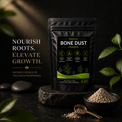 Bone Dust Powder - For Flowers, Vegetables and Fruit Plants (450 Grams)