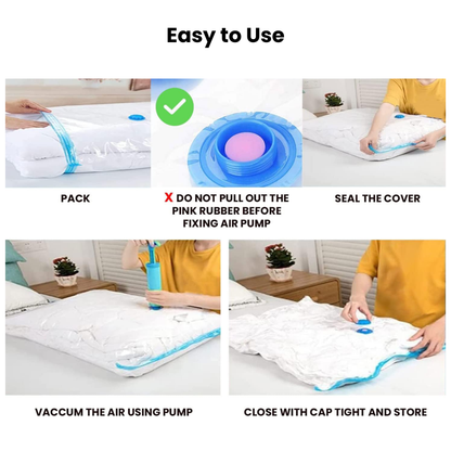 Vacuum Storage Bags with Pump
