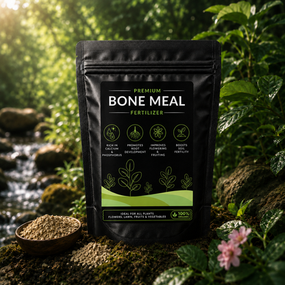 Bone Meal Fertilizer - For Flowers, Vegetables and Fruit Plants (950 Grams)