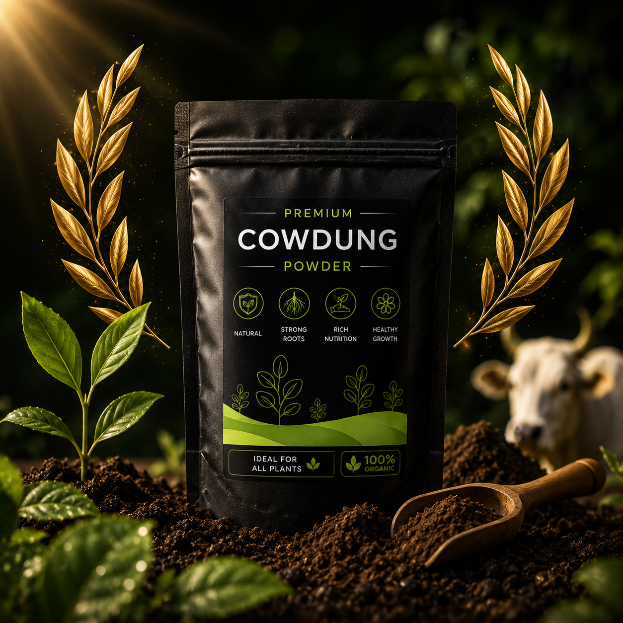 Premium Cowdung Powder