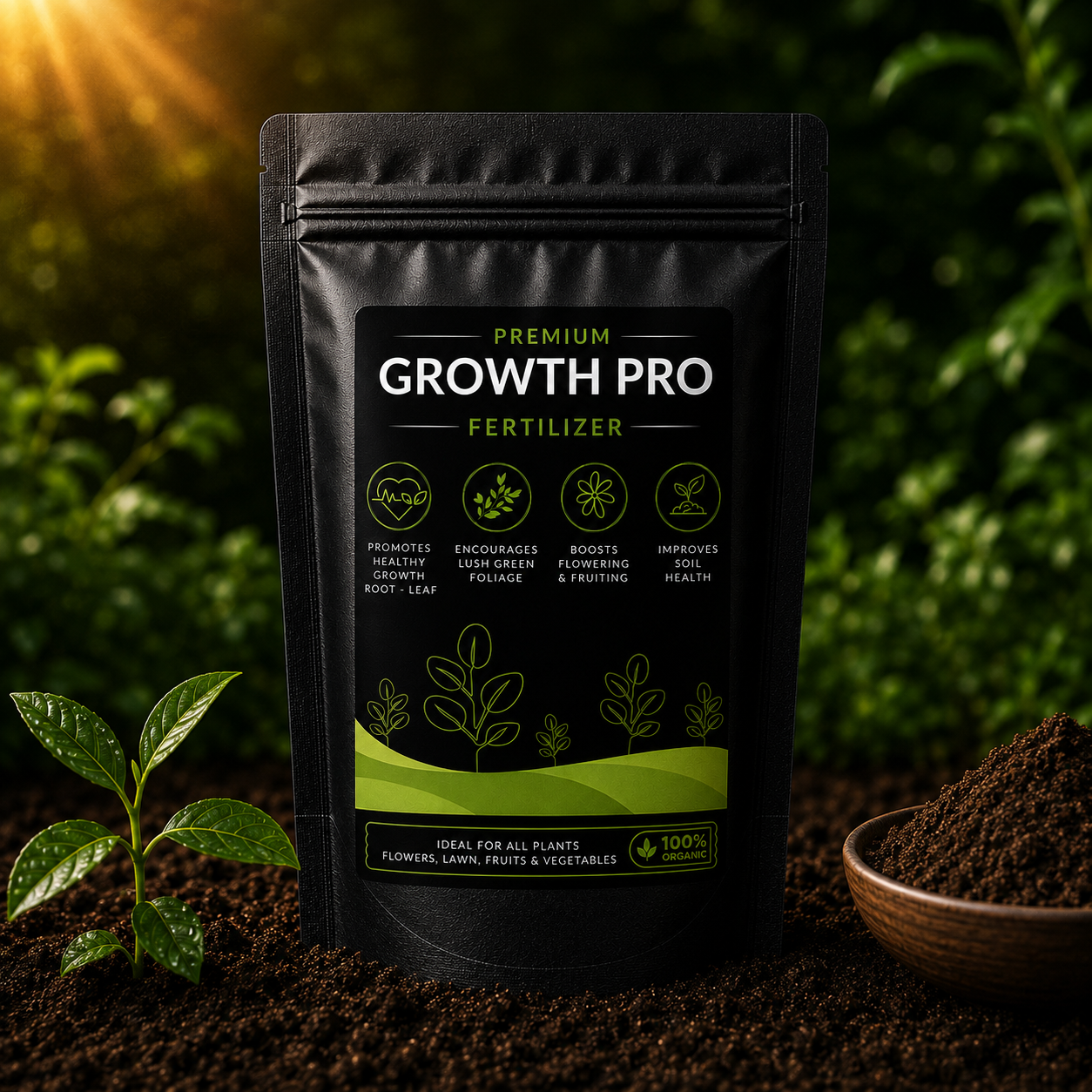 Growth Pro Fertilizer - For All Plants (950 Grams)