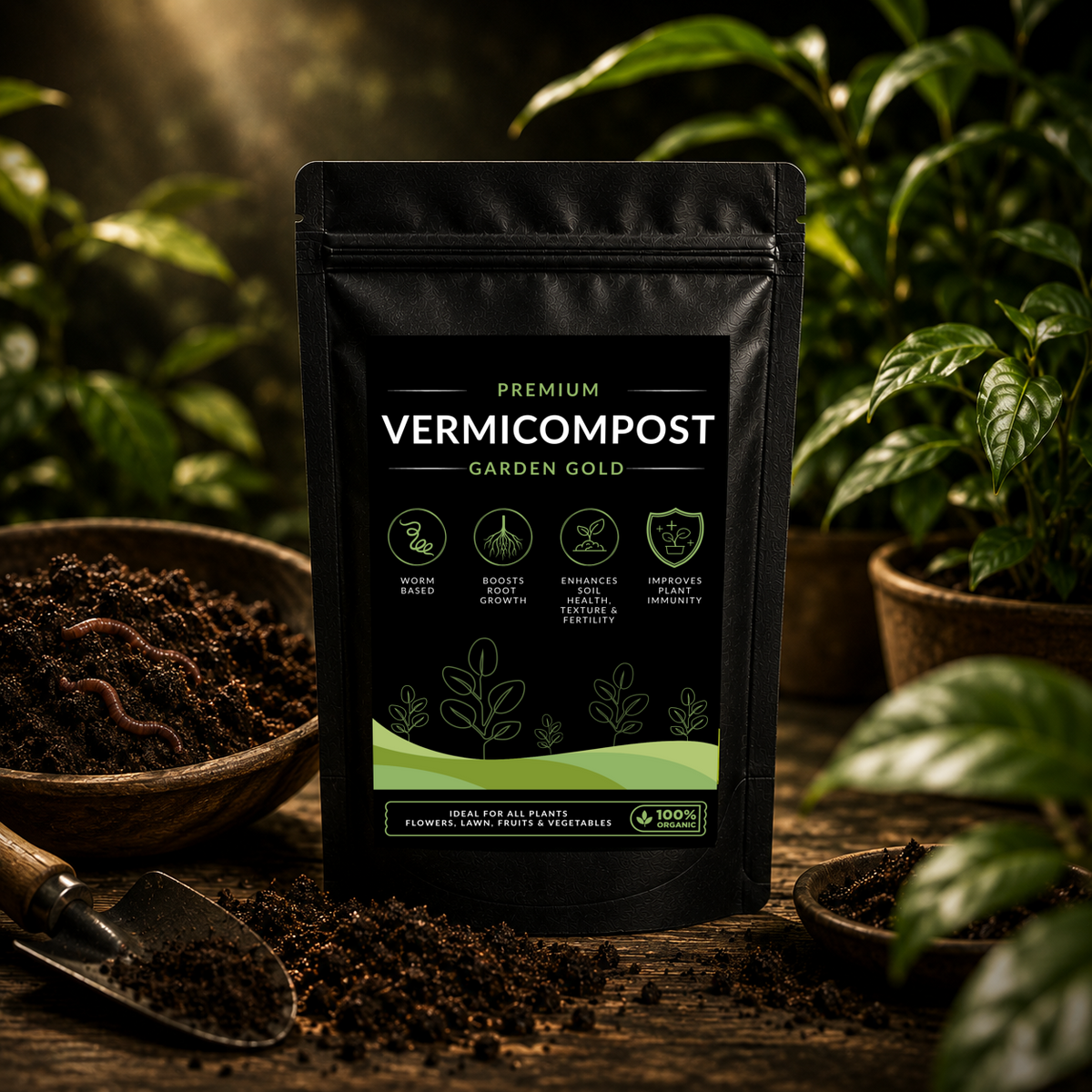 Vermicompost - Garden Gold - For All Plants (950 Grams)
