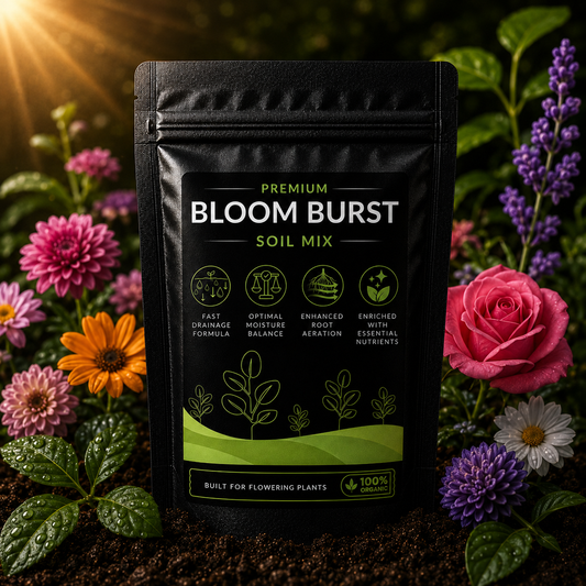 Gardening Combo - Bloom Burst Soil Mix, Green Leaf Soil Mix and Growth Pro Fertilizer