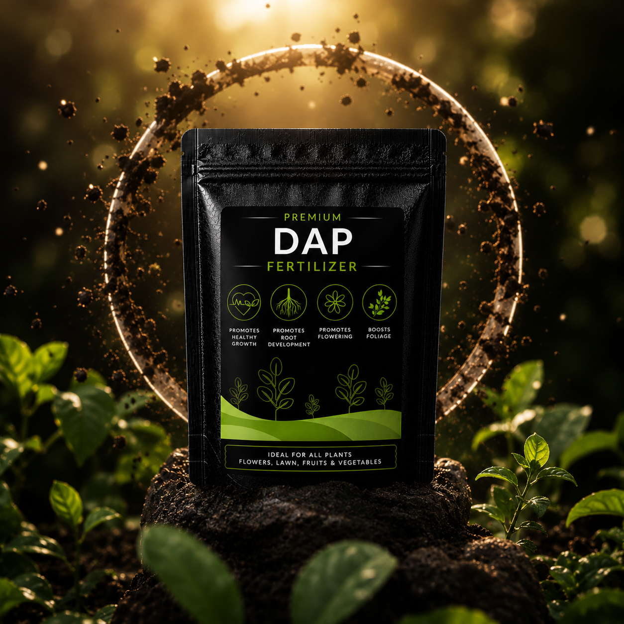 DAP Fertilizer - For Blooming & Fruiting Plants (950 Grams)