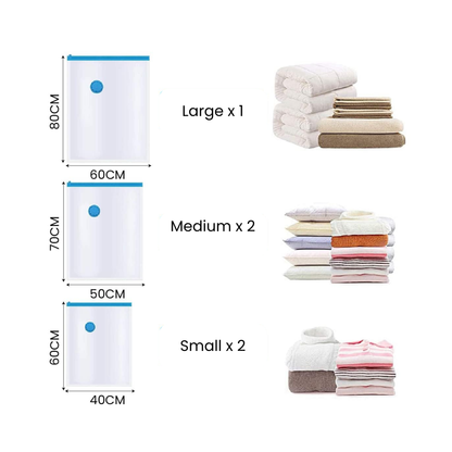 Vacuum Storage Bags with Pump