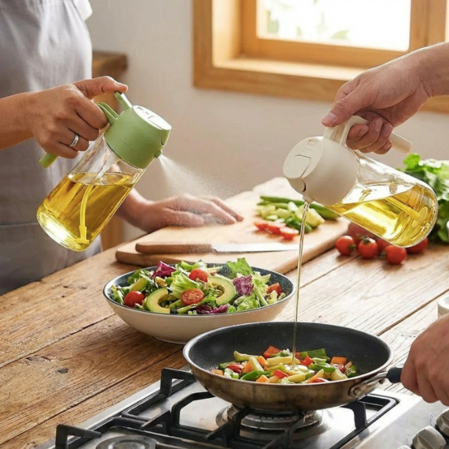 2-in-1 Oil Dispenser   