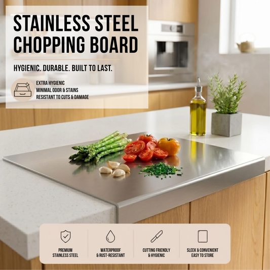 Stainless Steel Chopping Board (Full Size)