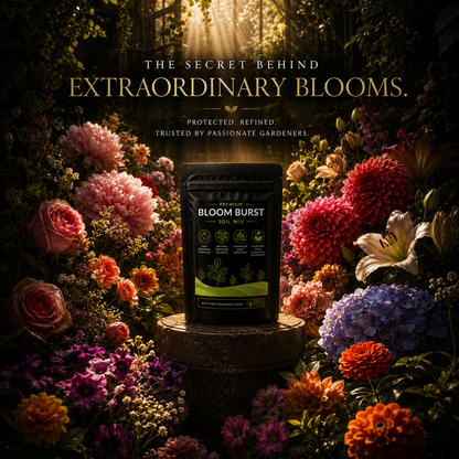 Bloom Burst Soil Mix - For Flowering Plants (1250 Grams)