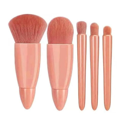 Mini Makeup Brush Kit with Mirror