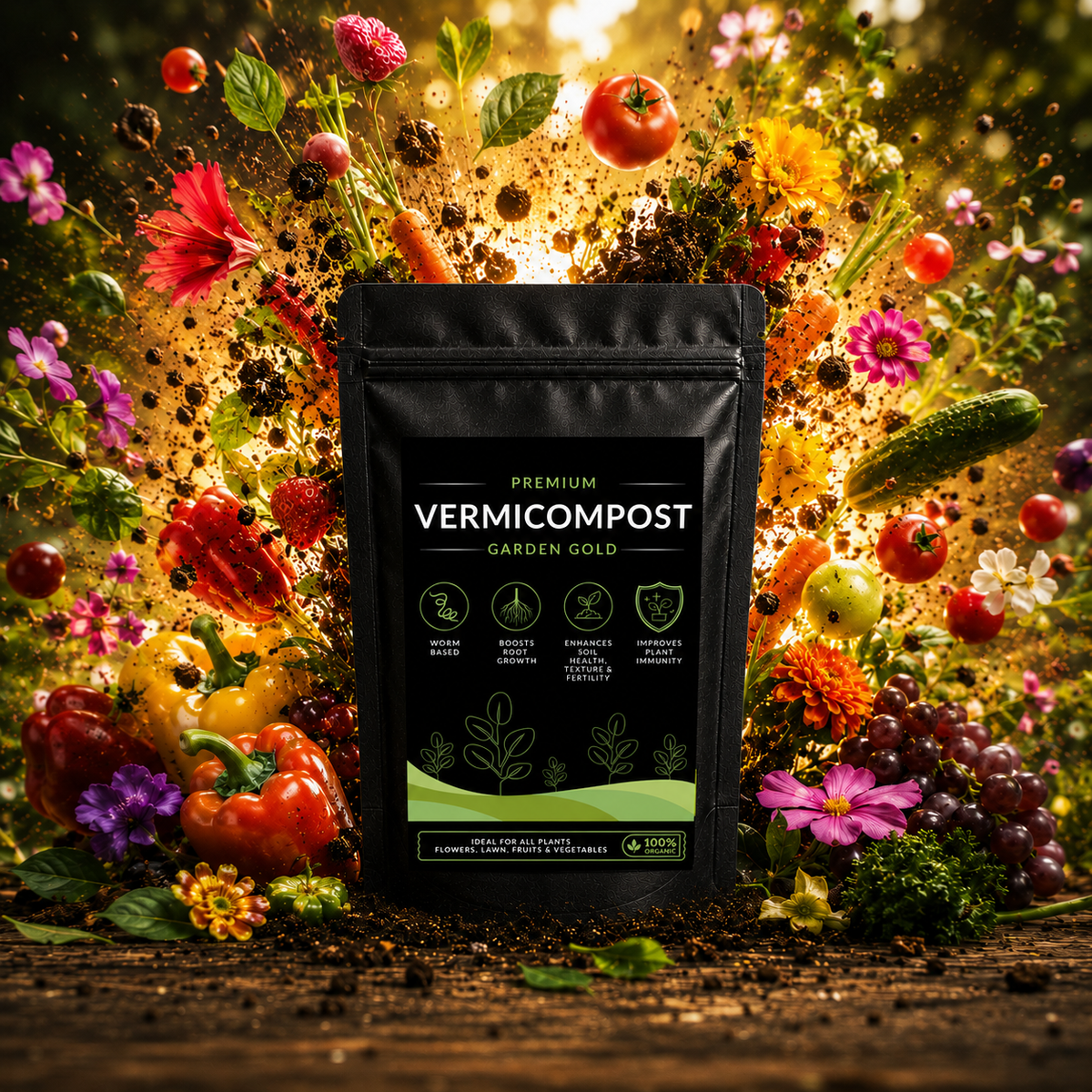 Vermicompost - Garden Gold - For All Plants (950 Grams)