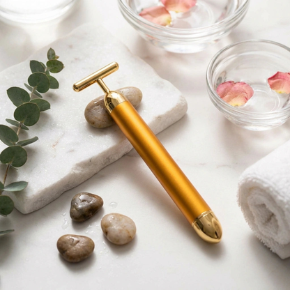 Gold Face Massager