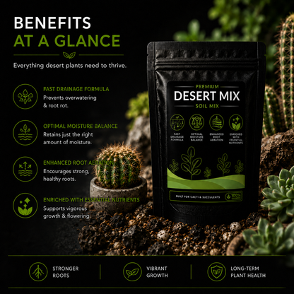 Desert Soil Mix - For Succulents & Cacti (1250 Grams)