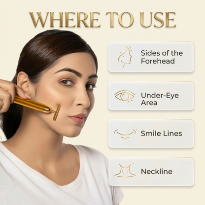 Gold Face Massager