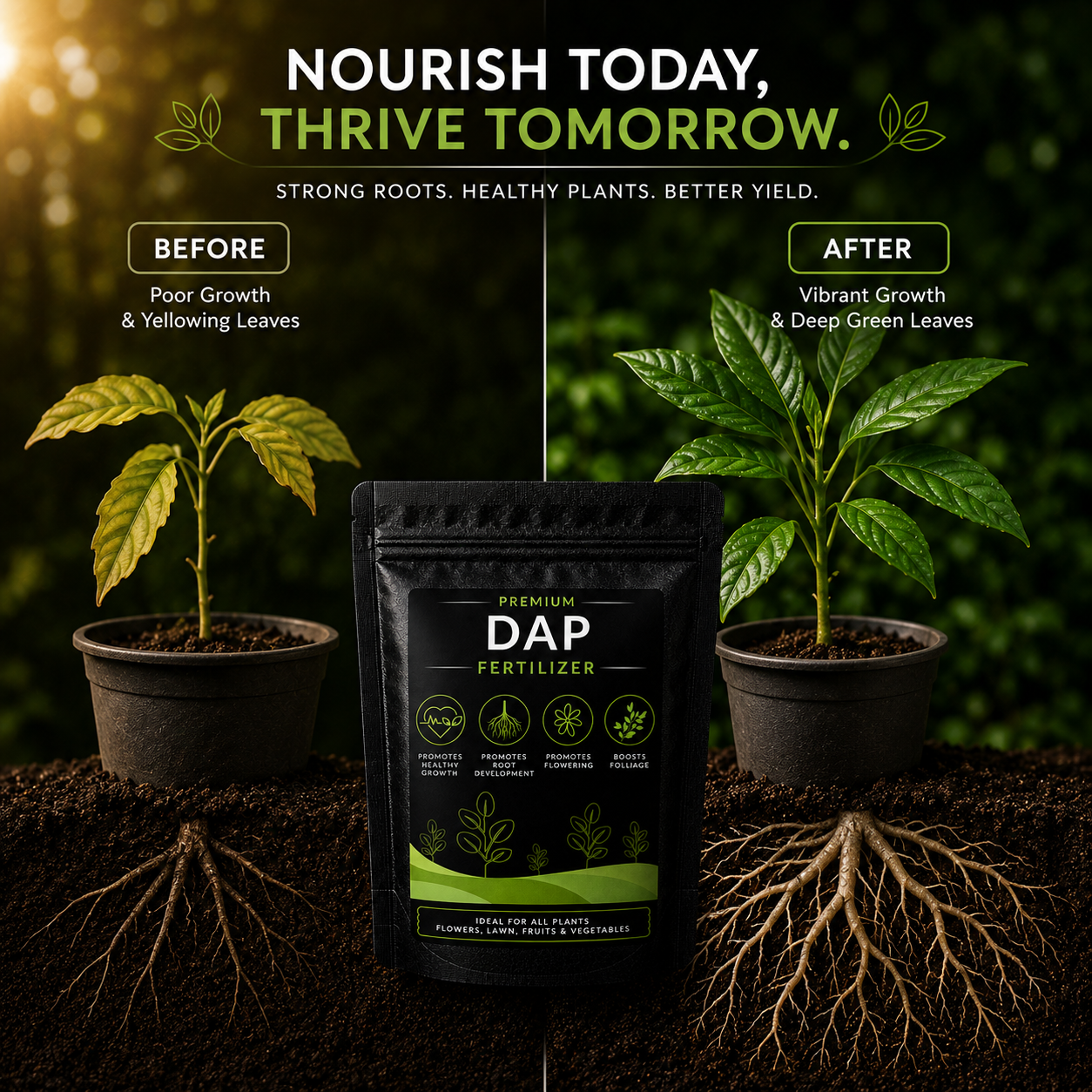 Gardening Combo - DAP, Growth Pro and Vermicompost