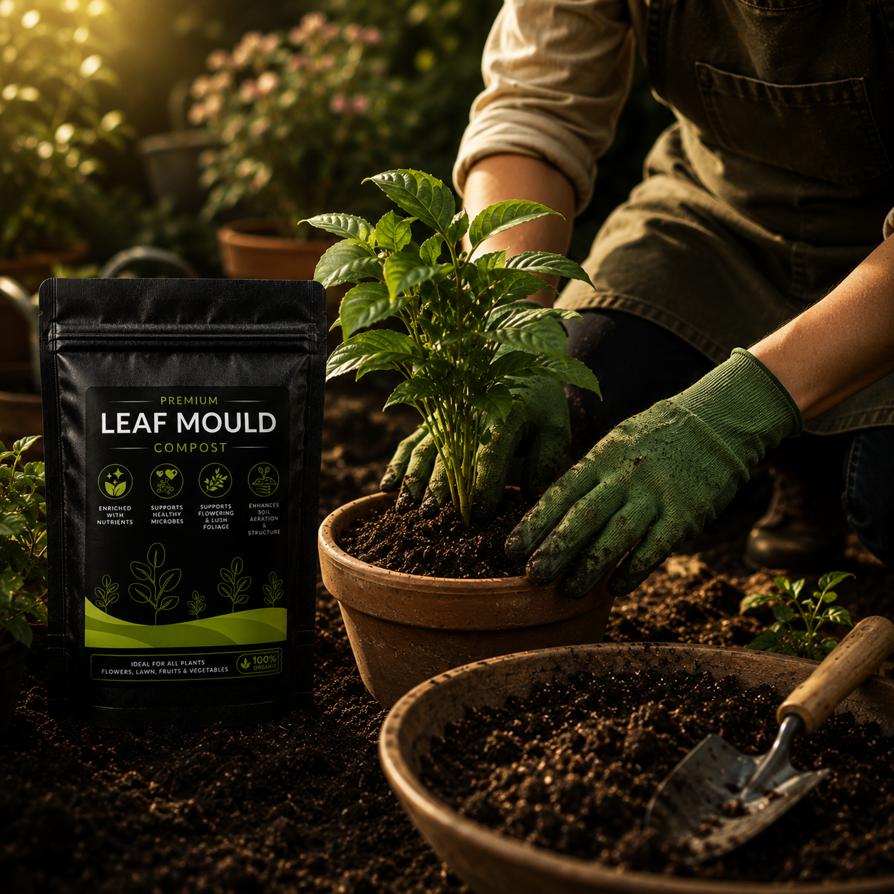 Leaf Mould Compost - For Indoor and Outdoor Plants (500 Grams)