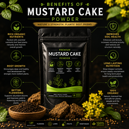 Mustard Cake Powder - For All Plants (950 Grams)