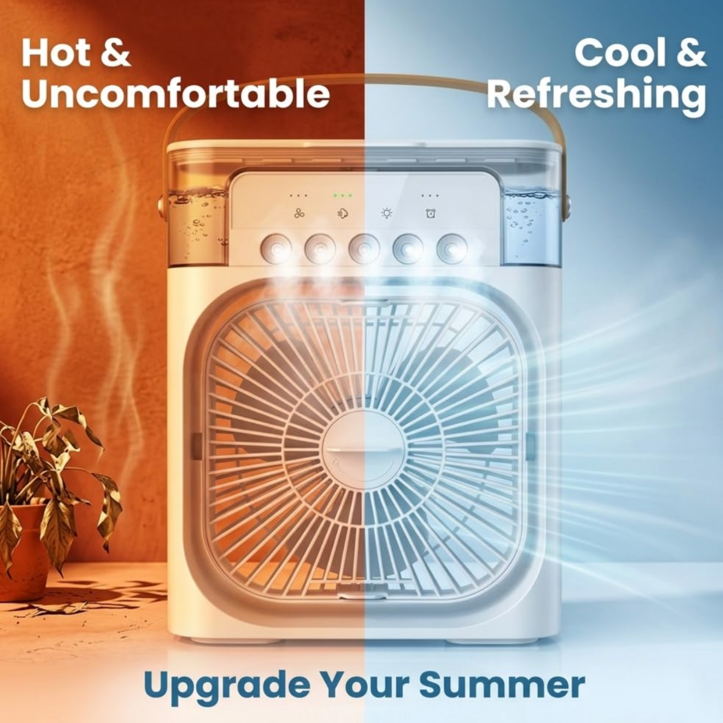 Portable Mini Cooler with Mist