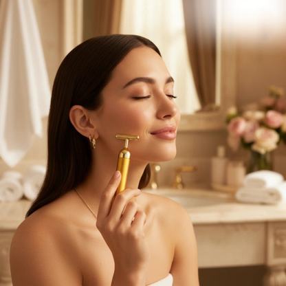 Gold Face Massager