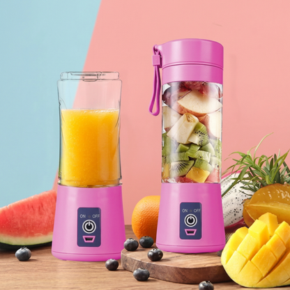 Portable 6-Blade Rechargeable Blender Mixer