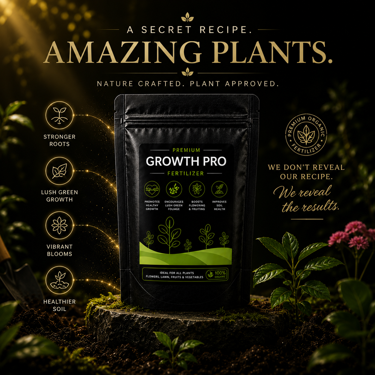 Growth Pro Fertilizer - Organic For All Plants (950 Grams)