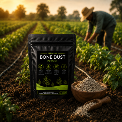 Bone Dust Powder - For Flowers, Vegetables and Fruit Plants (450 Grams)