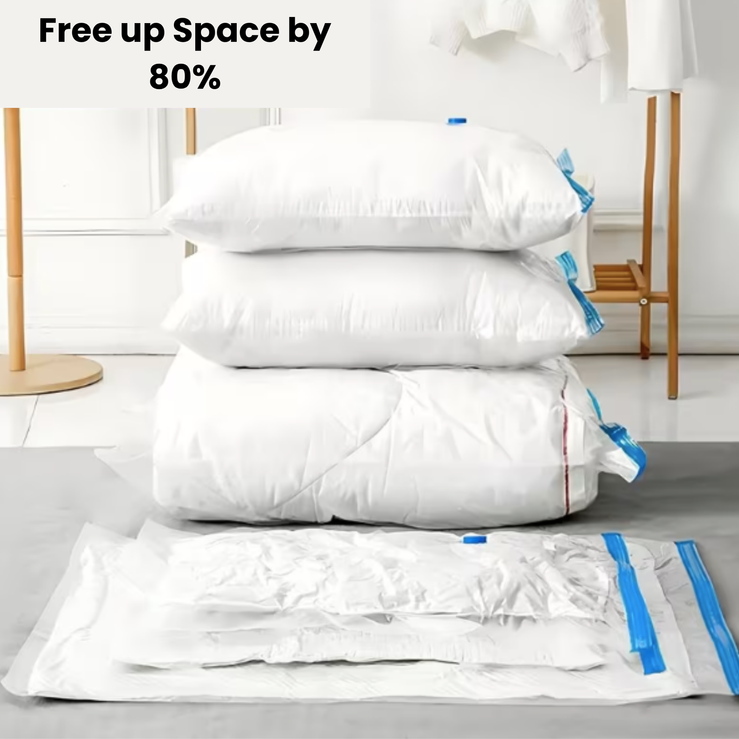 Vacuum Storage Bags with Pump