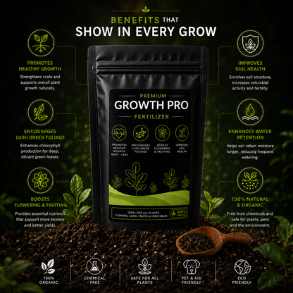 Growth Pro Fertilizer - For All Plants (950 Grams)