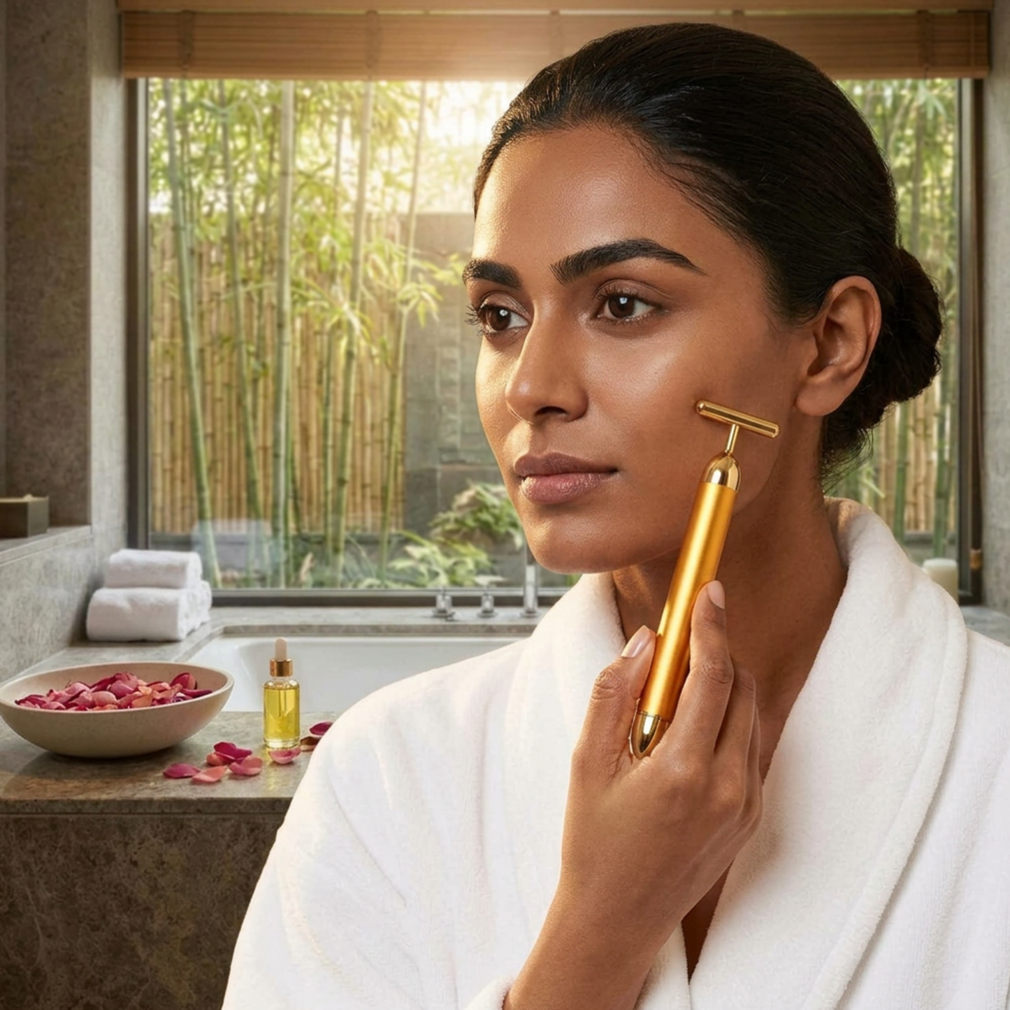 Gold Face Massager