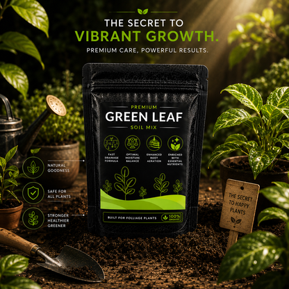 Green Leaf Soil Mix - For Foliage Plants (1250 Grams)
