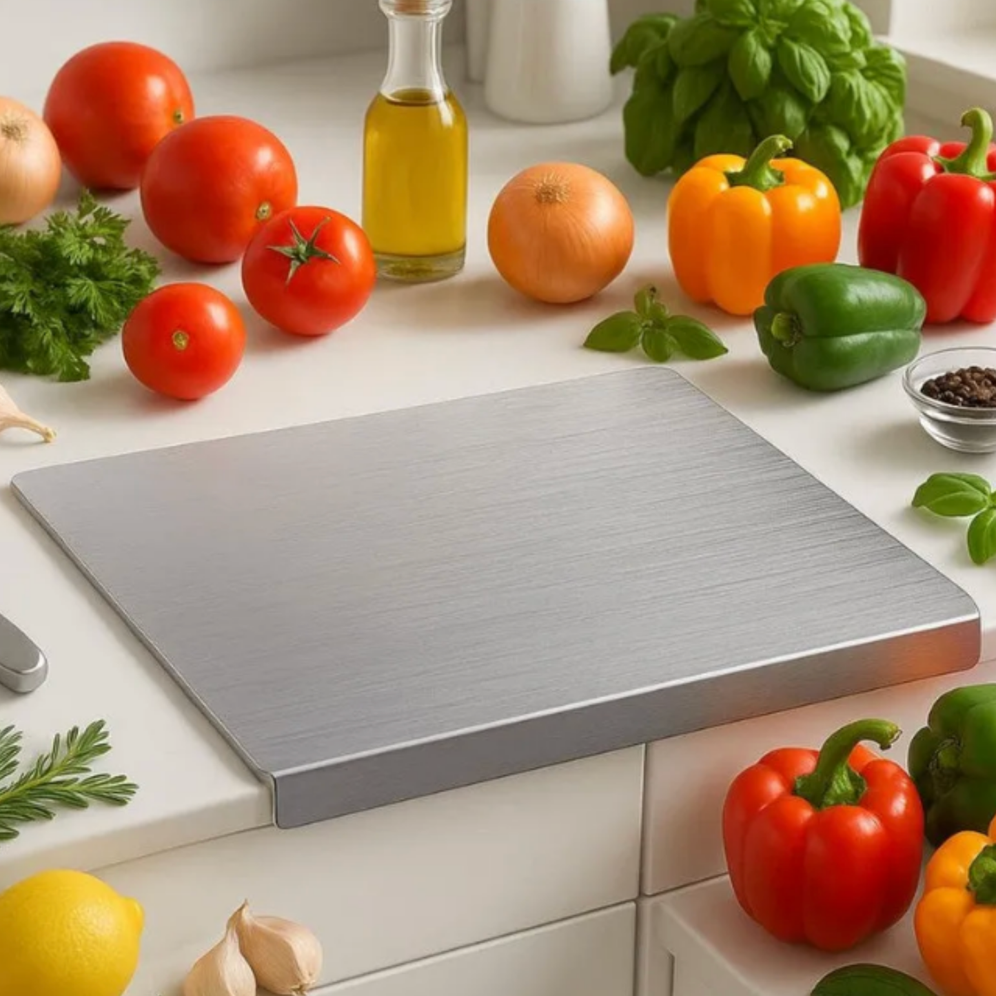 Stainless Steel Chopping Board (Full Size)