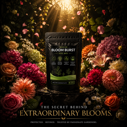 Bloom Burst Soil Mix - For Flowering Plants (1250 Grams)