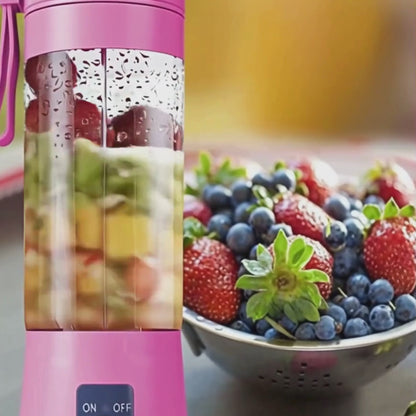 Portable 6-Blade Rechargeable Blender Mixer