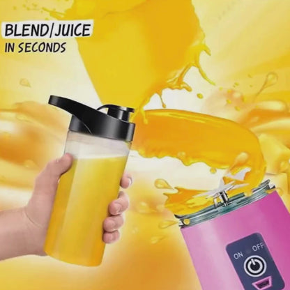 Portable 6-Blade Rechargeable Blender Mixer
